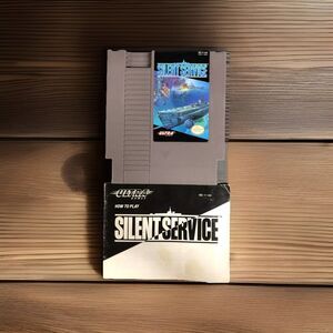 Silent Service (Nintendo Entertainment System, 1989) NES Cart & Manual Tested
